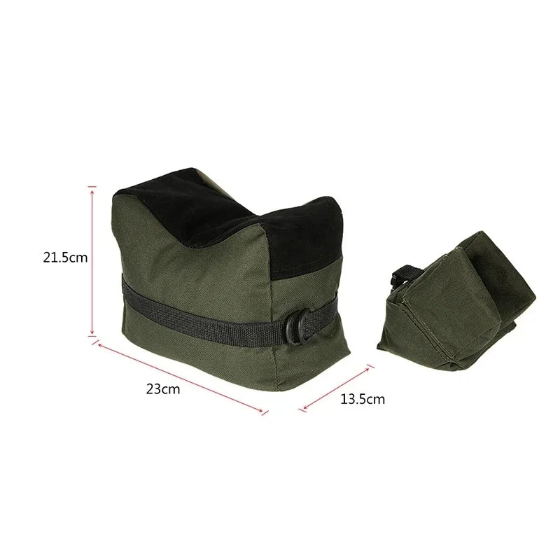 Front and rear bags Rifle rack Sandbags (without sand) Sniper shooting target rack Shotgun accessories