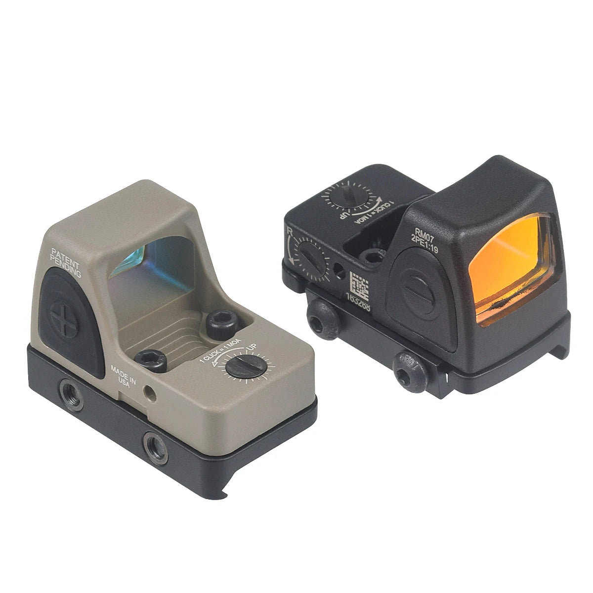 Red Dot Sight Scope RM-CC Mini Red Dot Tactical Optics Riflescope Fit 20mm Rail RMT Rifle Sight Hunting Metal-RM-HD Laser Gk