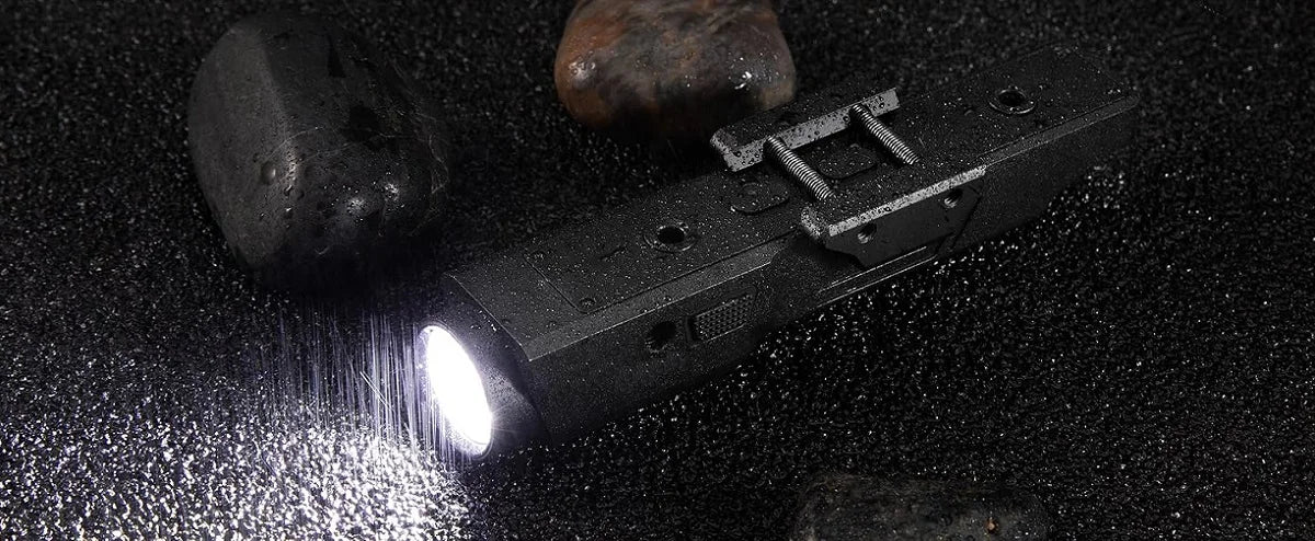 New Richfire 2 in 1 Combo Tactical Rechargeable Flashlight 2000 Lumen,Picatinny Rail MLOK Mounted Rifle AR15 Light for Hunting