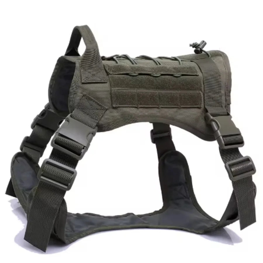 Tactical Dog Harness Military Training Padded Quick Release Vest Pet Training Dog Harness For Set Small Medium Large Dogs