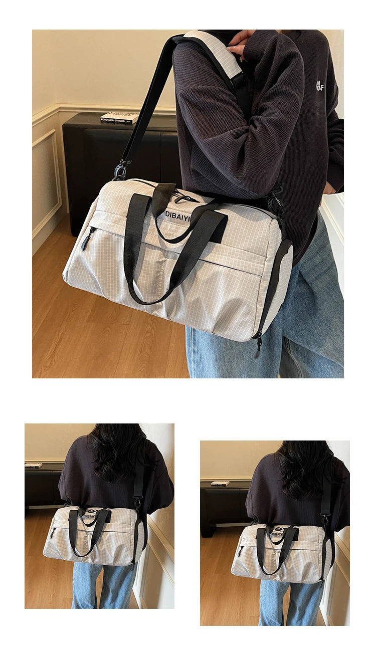 Outdoor bag picnic bag.Sports Gym Bag for Women Girls Travel Duffle Bag Lightweight Carry on Weekender Bag Overnight Bag Gifts