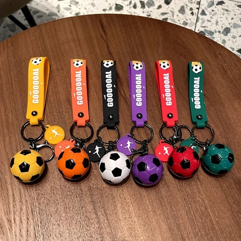Football Fans Game Football Key Chain Exquisite Football Fashion Backpack Pendant Car Key Chain Accessories Gift For Men Women