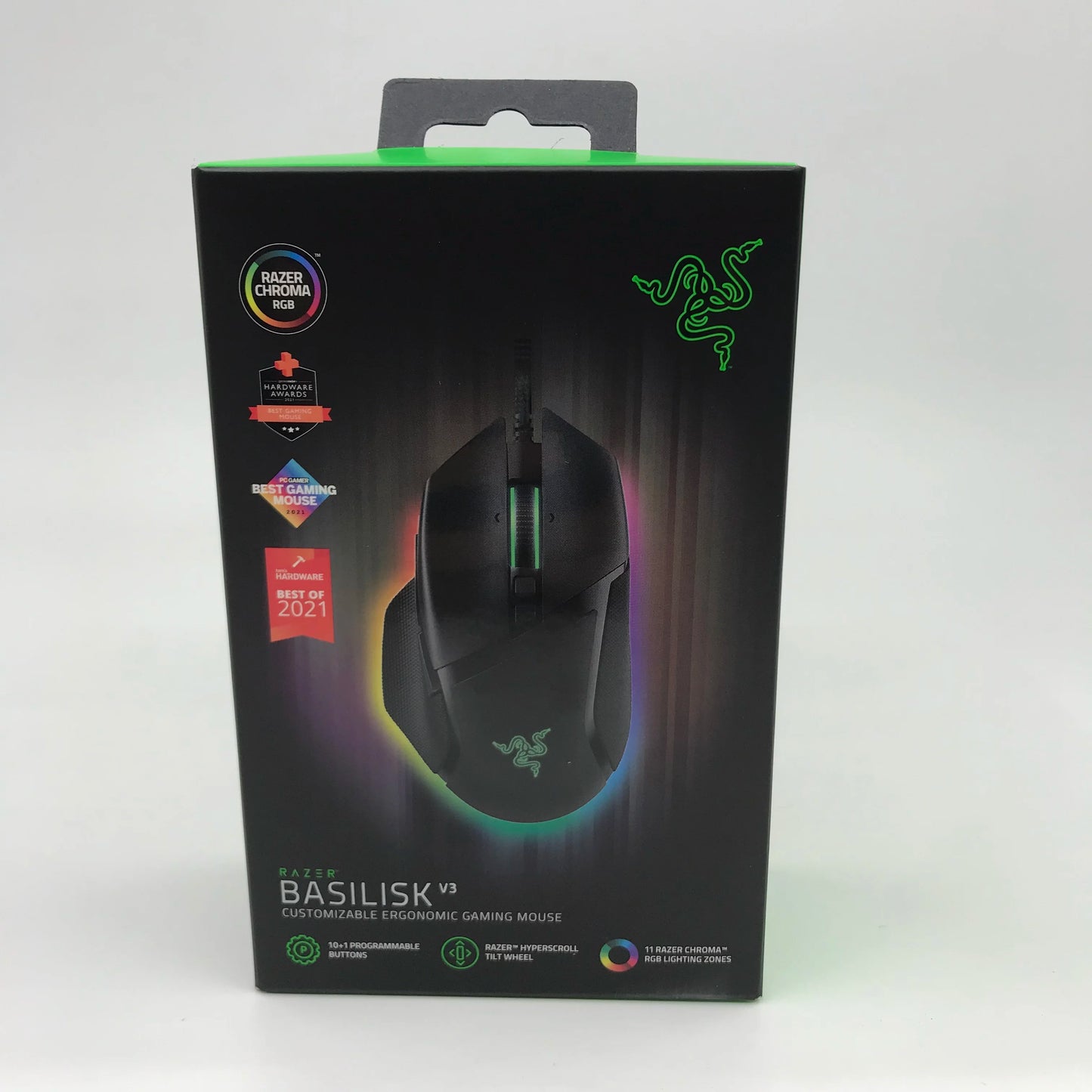 Original Basilisk V3 Wired Gaming Mouse Gamer 26000 DPI Optical Sensor E-Sports with RGB Lighting for PC Laptop