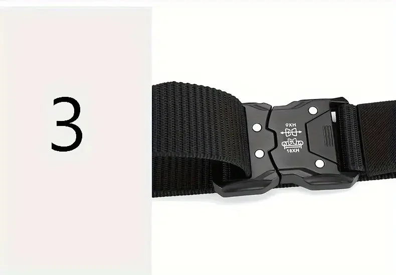 Tactical Waist Belt - Durable Automatic Buckle, Perfect for Outdoor Adventures, Unisex Accessories for Men and Women