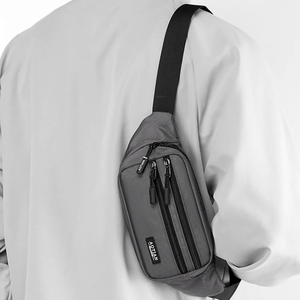 Gym Bag Large Capacity Running Waist Bags Multi-function Lightweight Sports Phone Bag Storage Waterproof Men Chest Bag Men Women