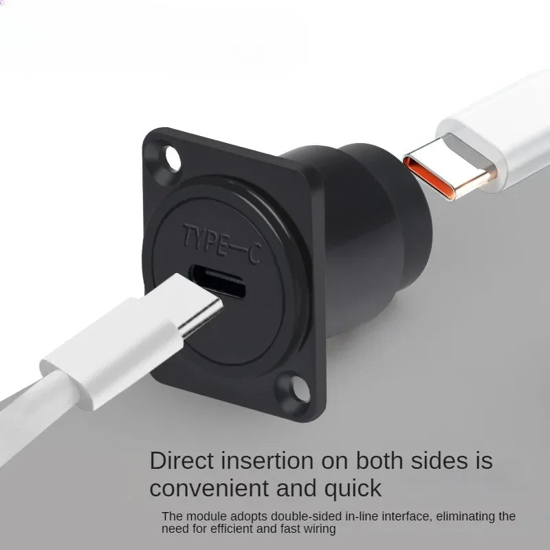 Type-c Round C-port USB connector 24pinz socket TYPE D data transmission charging fast