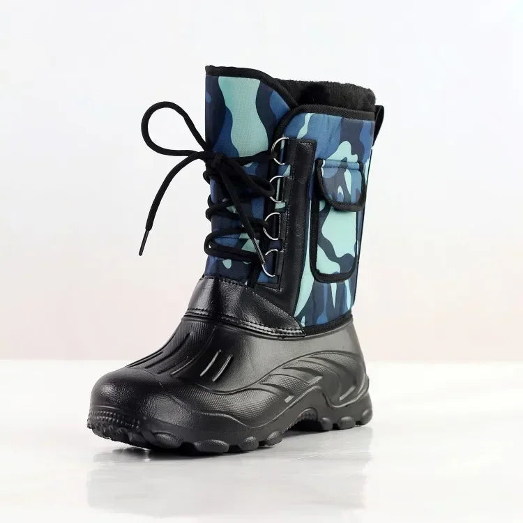 Outdoor Sports Men Boots Spring Waterproof Shoes for Men Light Rain Boots Fishing Boots Winter Snow Boots New Work Boots 2024