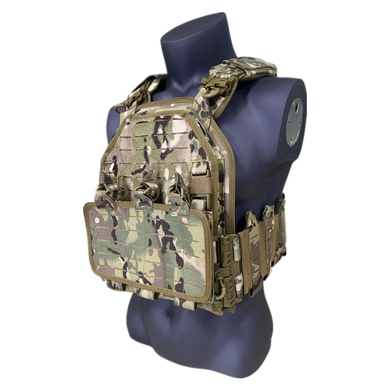 Tactical vest outdoor hunting waterproof paintball equipment Transport equipment lightweight and quickly removable laser cutting
