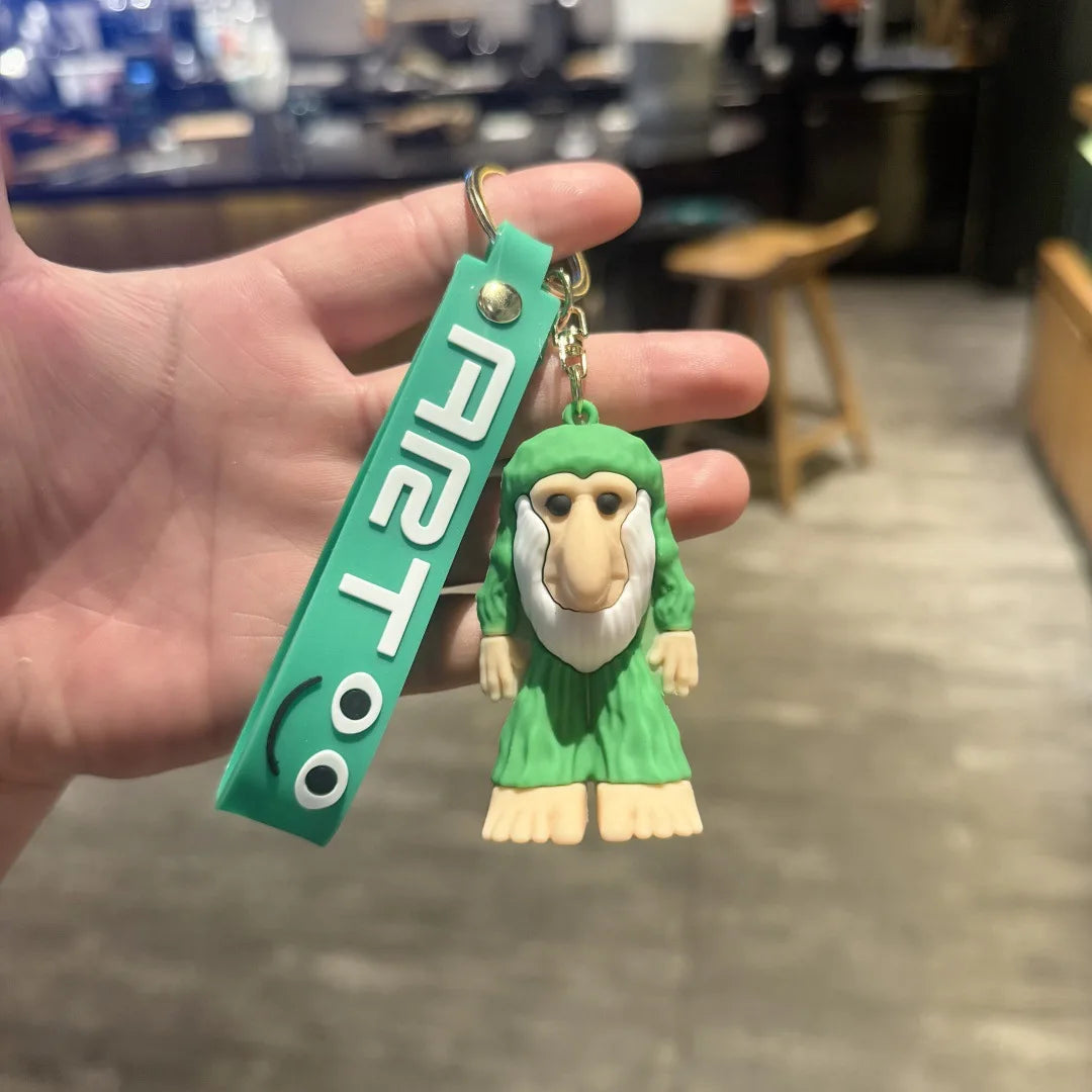 New Italian Brainrot Animals Keychains for Accessories Funny Sigma Skibidi Rizz Cat Silly Meme Keyrings Fans Friends Gifts