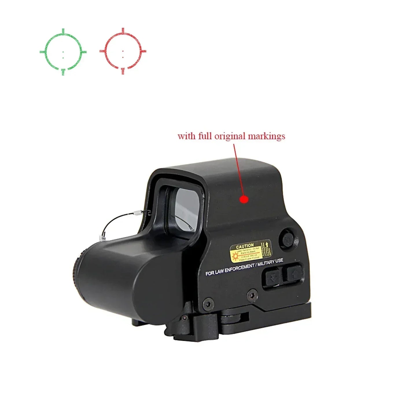 Tactical 558 G43 G33 G45 Holographic Collimator Sight Red Green Dot Sight 3X Magnifier Quick Detachable for Hunting Riflescope