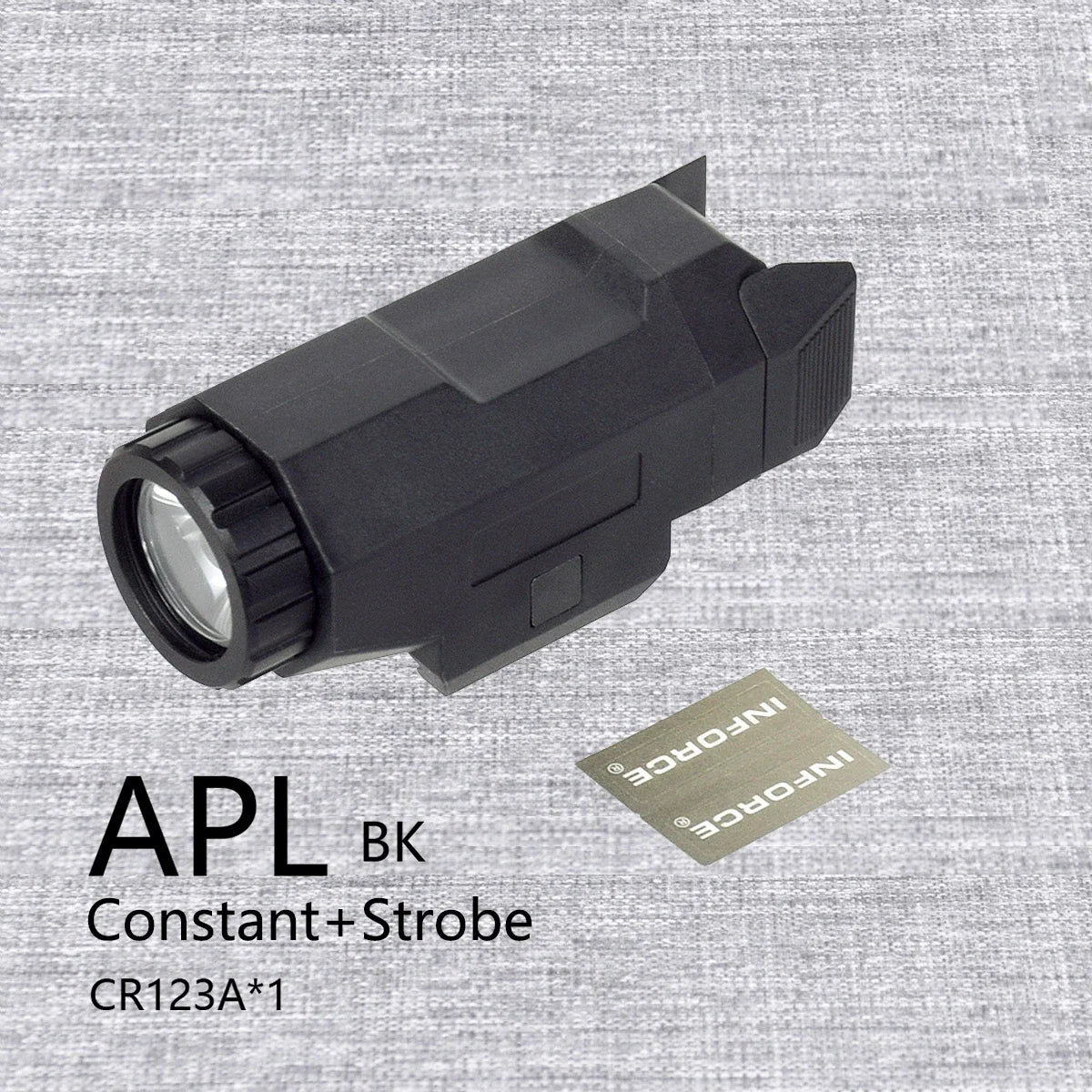Tactical INFORCE WML Weapons Scout Flashlight Fit Airsoft Rifle AR15 APL APL-C Pistol Gun Light Hunting Strobe Torch