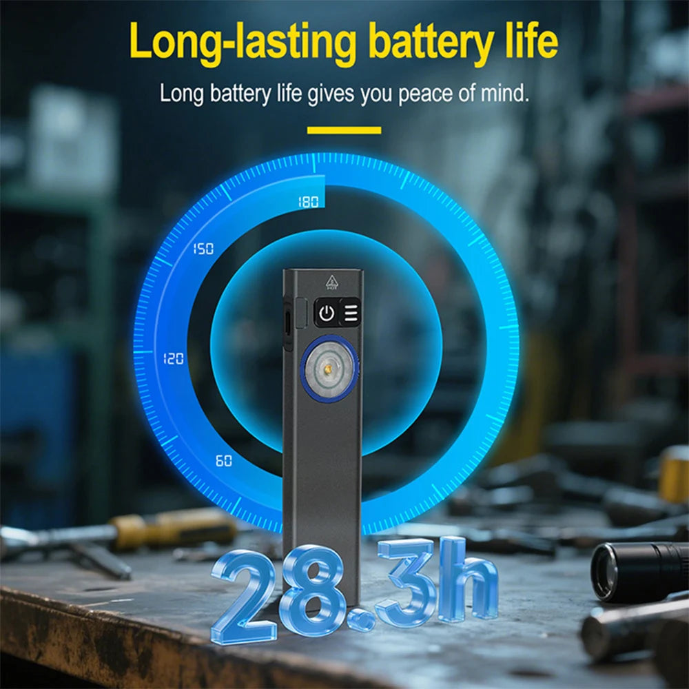 Powerful LED Flashlight Portable Super Bright Torch Multilight lllumination Type-C Charging Long Range Lantern Multi-purpose