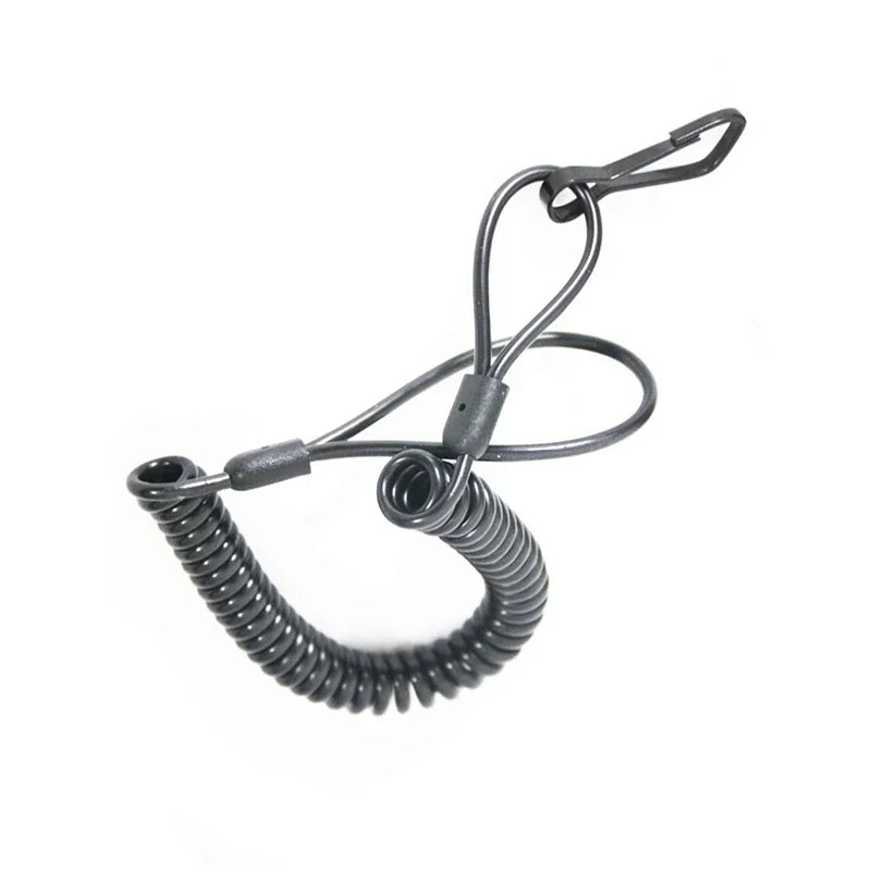 Tactical Rifle Sling Hunting Pistol Hand Gun Secure Spring Lanyard Sling Outdoor Combat Gear