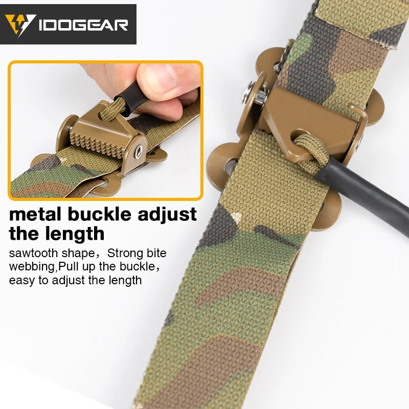 IDOGEAR Tactical R-ifle Sling Slingster 2 Point Hunting Quick Pull Ranger Green 3428