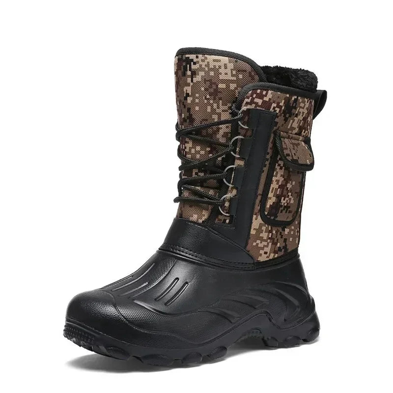 Outdoor Sports Men Boots Spring Waterproof Shoes for Men Light Rain Boots Fishing Boots Winter Snow Boots New Work Boots 2024