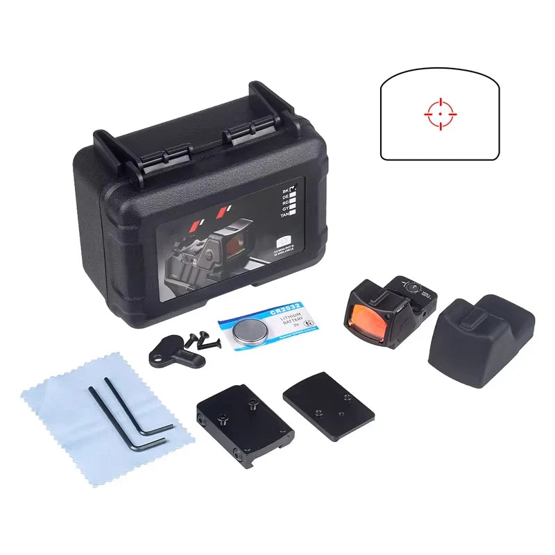 Tactical Trijic RMHD 3MOA Red Dot Sight Reflex Sight G Picatinny Rail/mount No Parallax HD Imaging Handgun Rifle Scopes