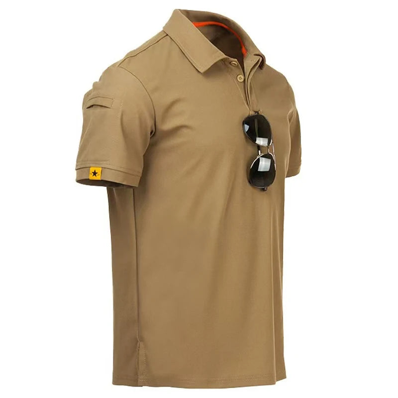 Tactical Cargo Quick Dry Combat T-Shirt Men's Military Army Pullover Outdoor Hunting Camping Climbing Trekking Hiking Shirts