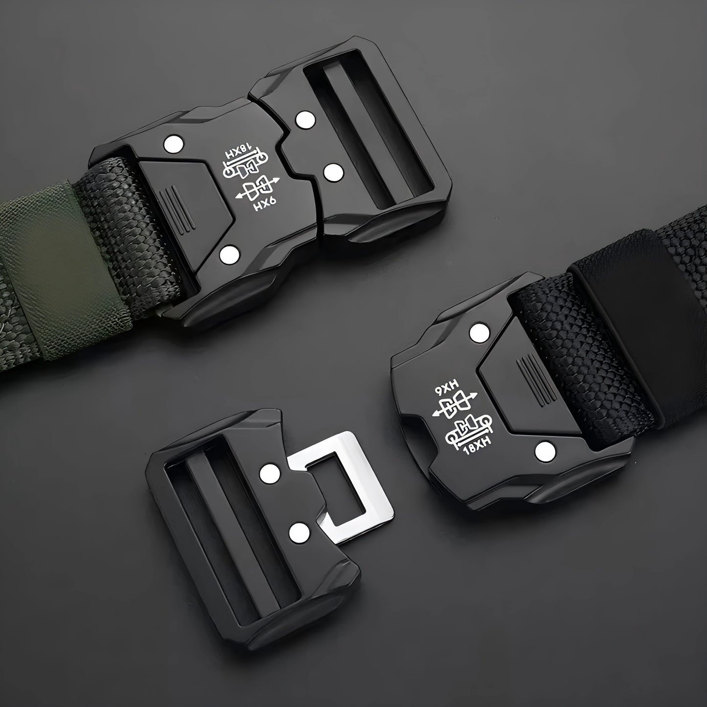 Tactical Waist Belt - Multi Function Durable Automatic Buckle, Perfect for Outdoor Adventures, Unisex Accessories for Men Women