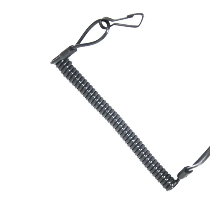 Tactical Rifle Sling Hunting Pistol Hand Gun Secure Spring Lanyard Sling Outdoor Combat Gear