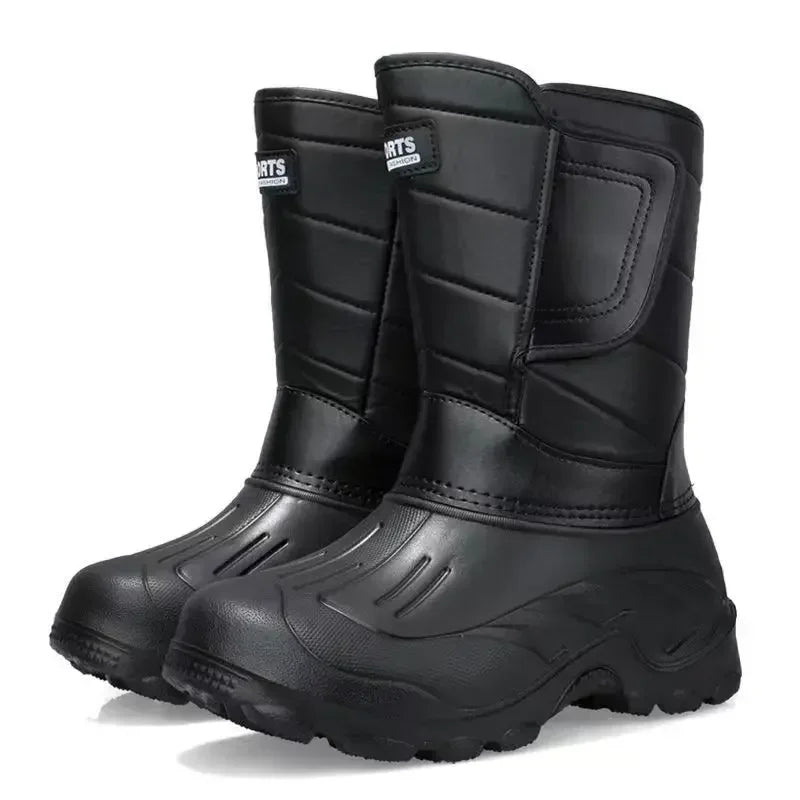 Outdoor Sports Men Boots Spring Waterproof Shoes for Men Light Rain Boots Fishing Boots Winter Snow Boots New Work Boots 2024