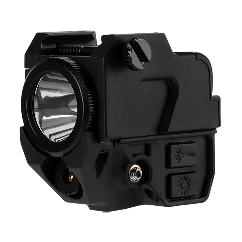 Richfire Police Flashlight 600LM and Laser Combo Sight Pistol Magnetic Charging Torch with Built in Lithium Battery
