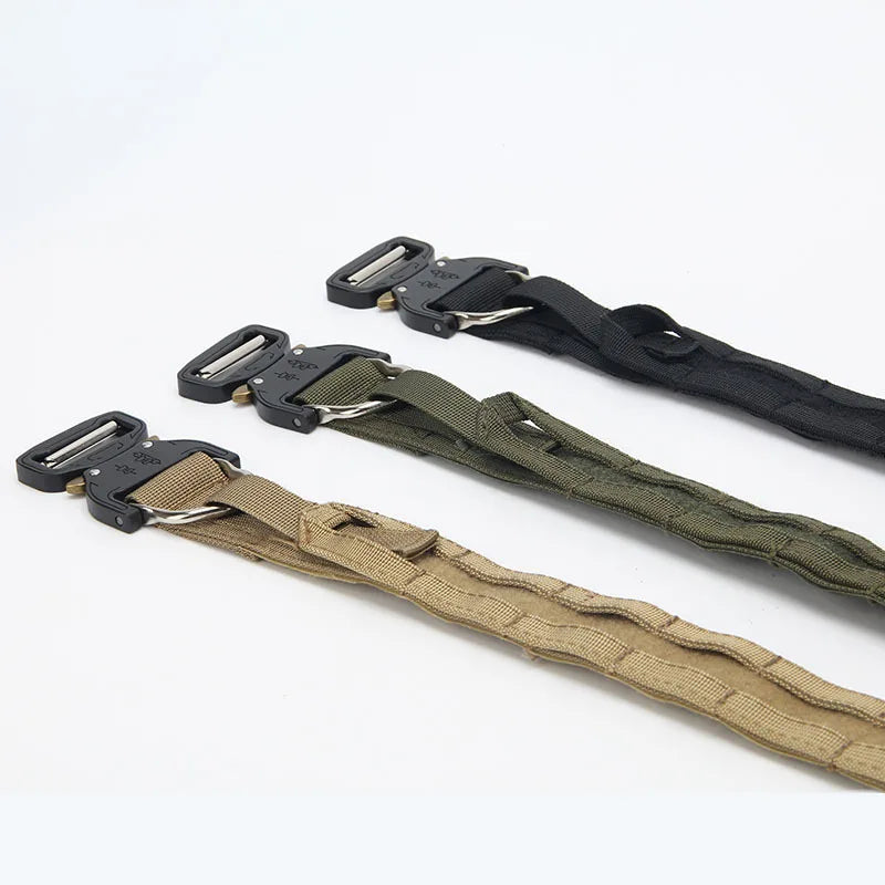 Quick-Release Tactical Belt: Durable, Stylish Braid Design, etal Buckle -Ideal for Outdoor Adventures & Daily Wear