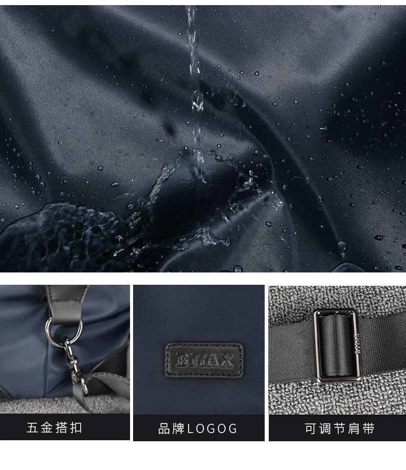 Gym Bag Men Hand-Held Luggage Bag Short Distance Large Capacity Travel Luggage Bag Business Trip Lightweight Travel Bag Leisure
