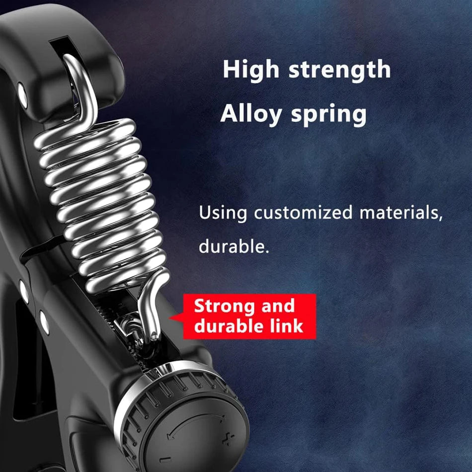 WorthWhile 5-60Kg Countable Hand Grip Gym Fitness Men Adjustable Finger Heavy Exerciser Strength Muscle Recovery Gripper Trainer