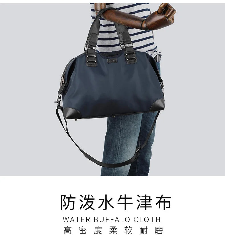 Gym Bag Men Hand-Held Luggage Bag Short Distance Large Capacity Travel Luggage Bag Business Trip Lightweight Travel Bag Leisure