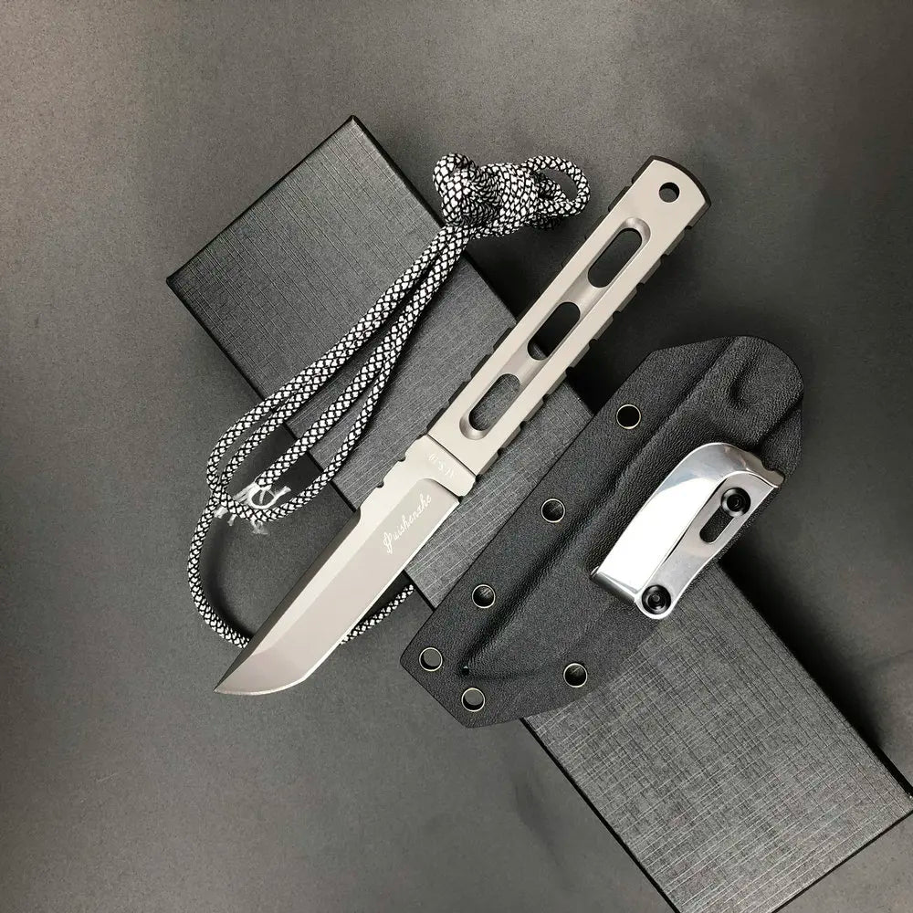 Trskt AUS-10 Steel Tactical Knife - Multi-Purpose Survival Hunting Pocket Knife for Camping Durable EDC Tool Dropshipping