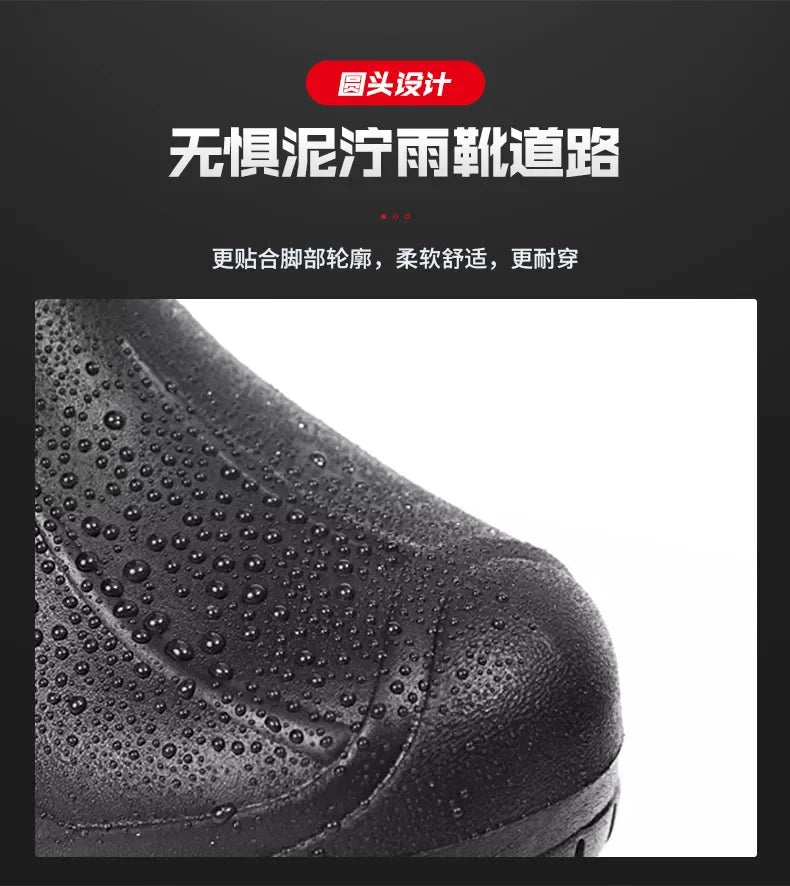 Outdoor Sports Men Boots Spring Waterproof Shoes for Men Light Rain Boots Fishing Boots Winter Snow Boots New Work Boots 2024