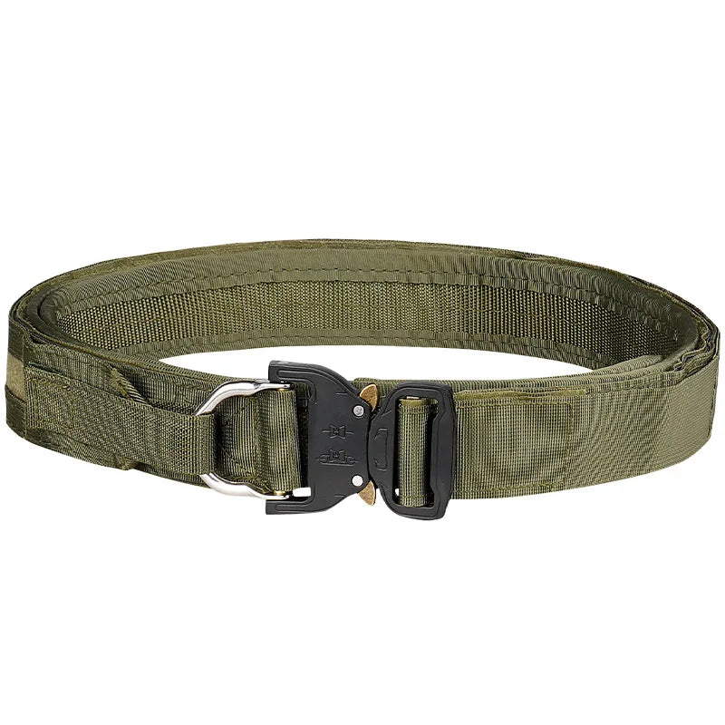 Quick-Release Tactical Belt: Durable, Stylish Braid Design, etal Buckle -Ideal for Outdoor Adventures & Daily Wear