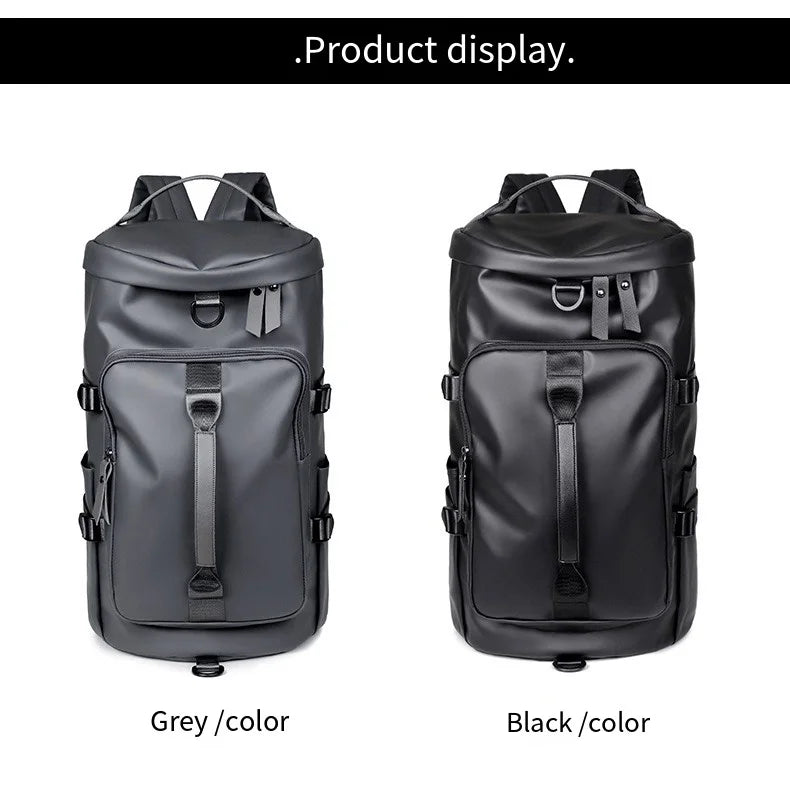 Sports Backpack, Large-Capacity Cylindrical Gym Bag, Unisex Training Bag, Dry and Wet Separation Handbag, Multi-Purpose Water-Repellent Travel Bag, Single Shoulder Crossbody Bag