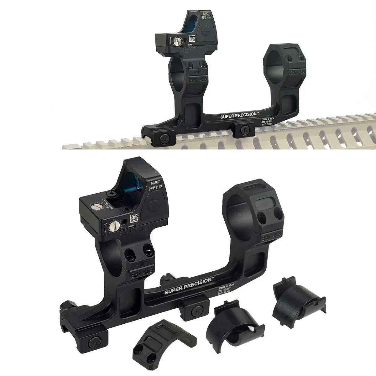 ROF-90/45 RM Red Dot Sight Raiser Mount For GEISSELE SUPER PRECISION 25.4/30mm Ring Scope Mount Rifle AR15 M4 M16