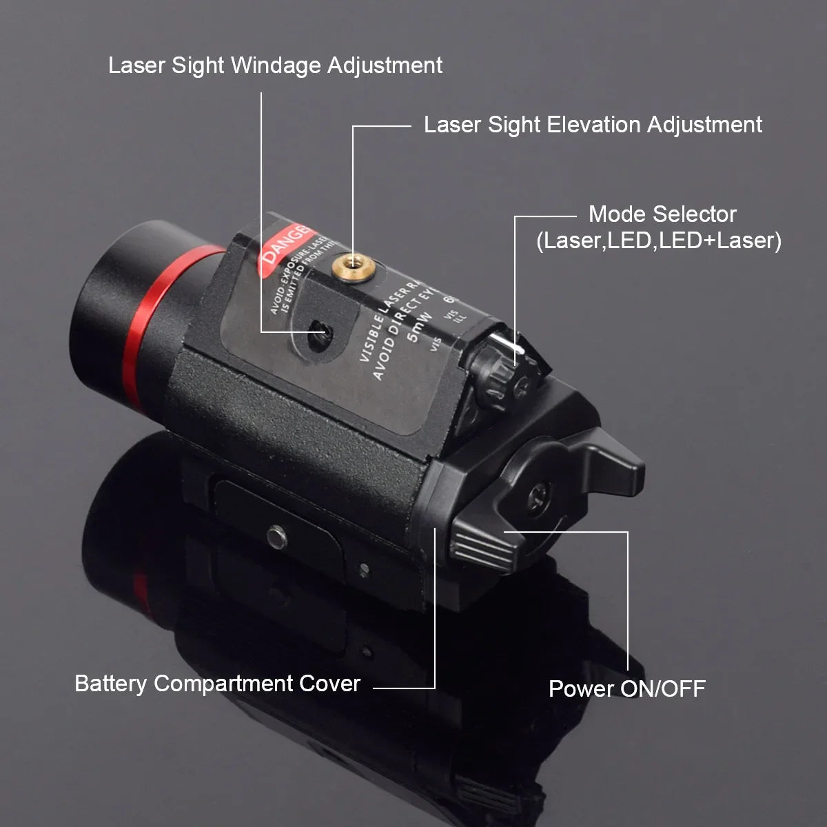 Tactical Weaponlight with Rem