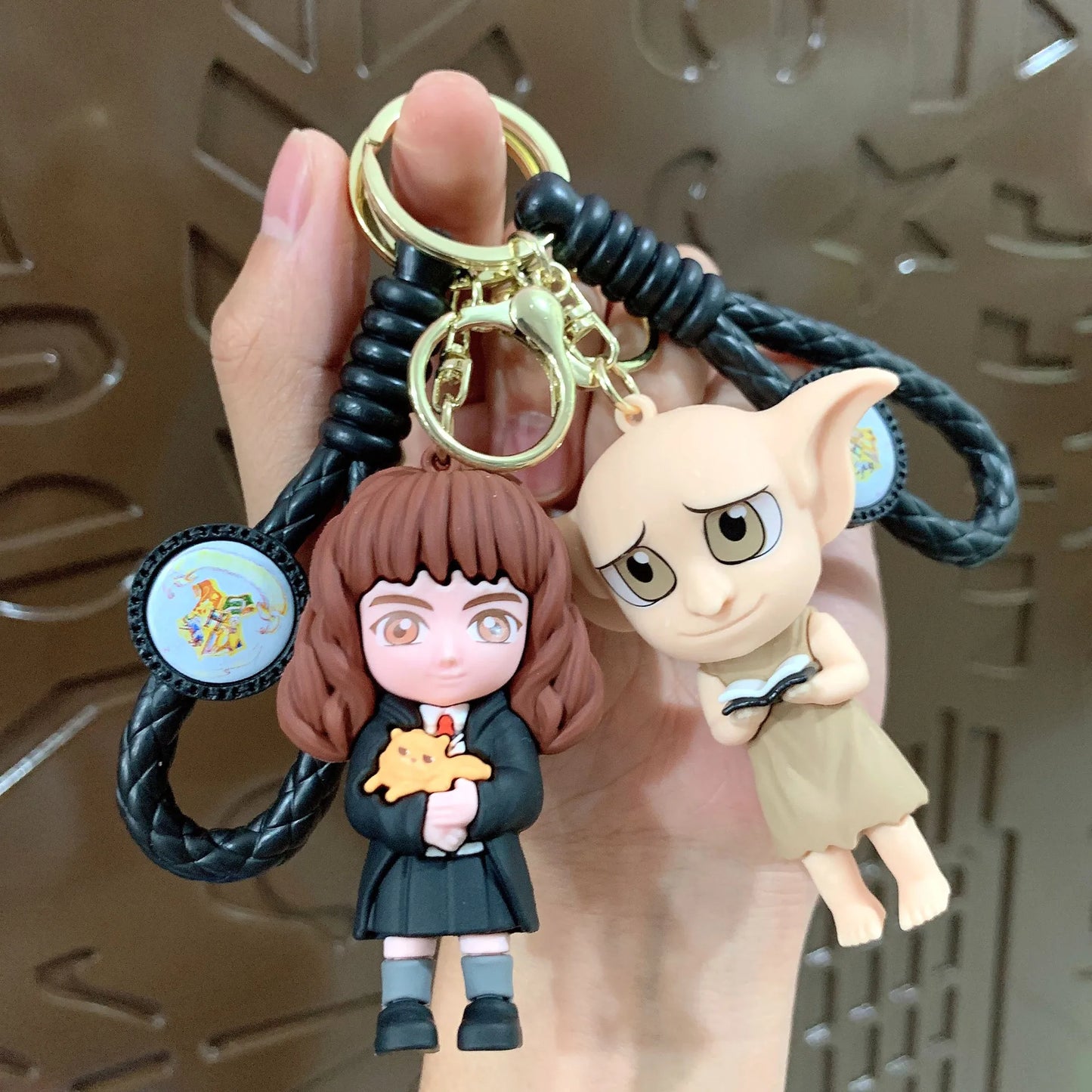 Harry Hogwarts Keychain Cute Cartoon Character Car Hanging Ornament Backpack Charm Gift for fans Kids Purse Keys Bag Decoration