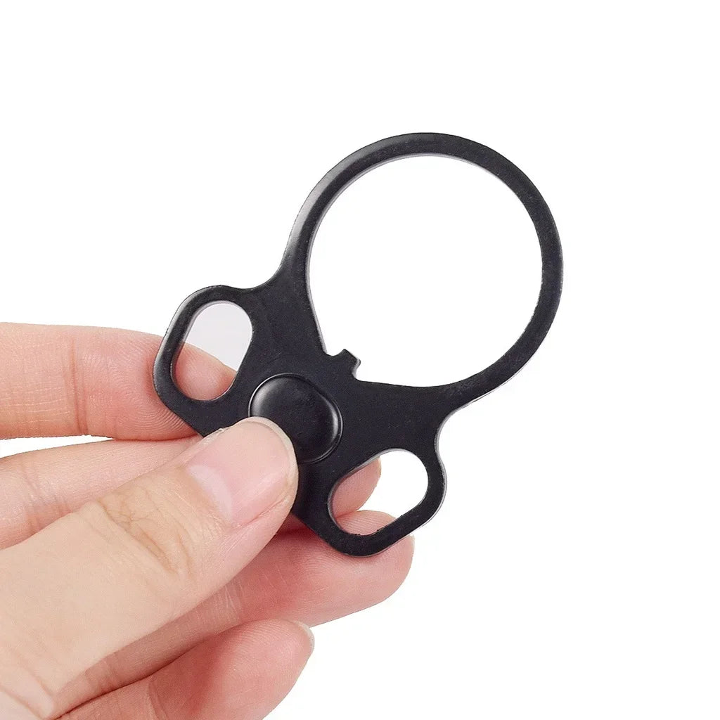 Rifle End Plate Sling Adapter Dual Loop One Single Point Sling Mount For AR-15 M4 Hunting Gun Accessories