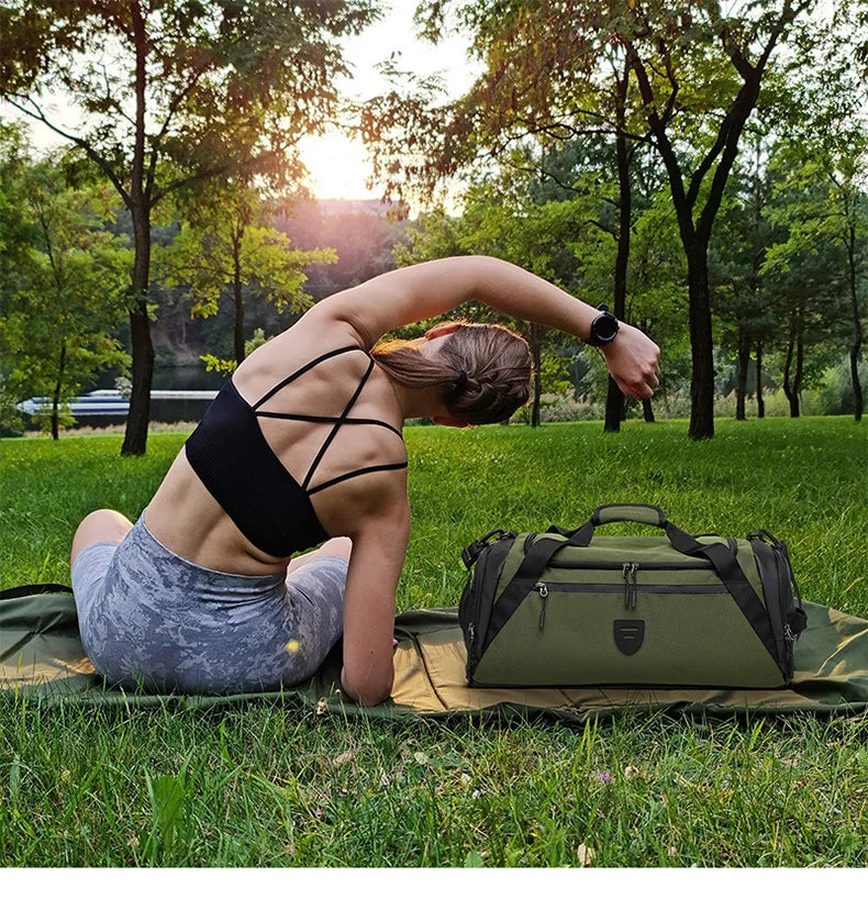 Outdoor Gym Bag For Men Women Dry Wet Separate Fitness Training Travelling Handbag Multifunction Sports Bags With Shoes XA260L