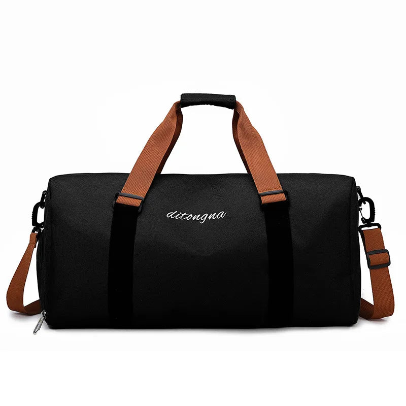 Gym Fitness Bag can Fixable Yoga Mat Sports Duffel Bags with Shoes Pack Outdoor Hiking Camping Handbag Large Luggage Portable