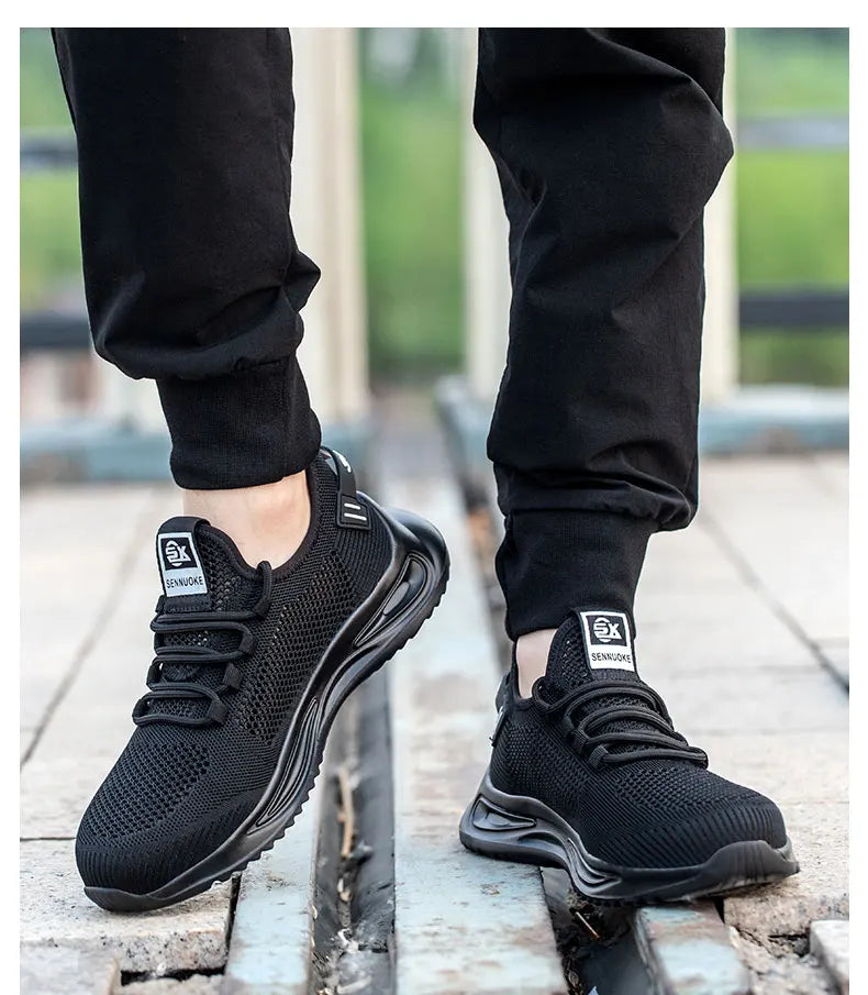 Safety Shoes Man for Work in Low Price with Steel Toe Work Wear Industrial Protection OriginalSecurity-Protection