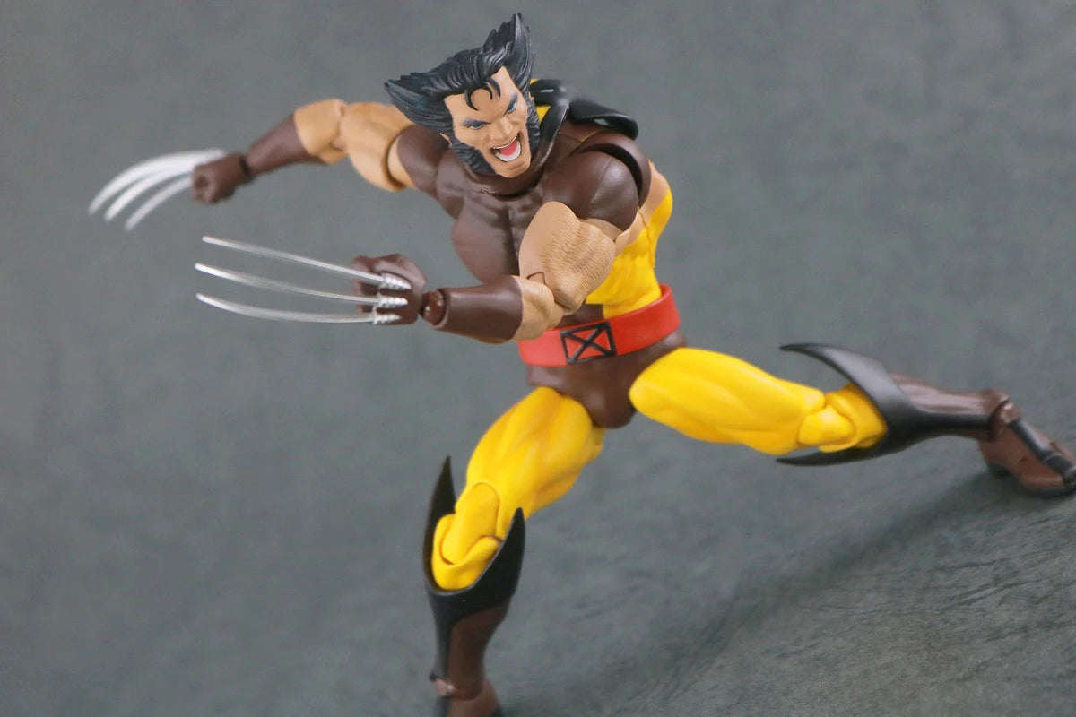 New CT Toys Mafex 96 Wolverine Figure Brown Comic X-Men Action Figure Mafex 138 Shf Anime Figurine Ko Model Toy Gifts