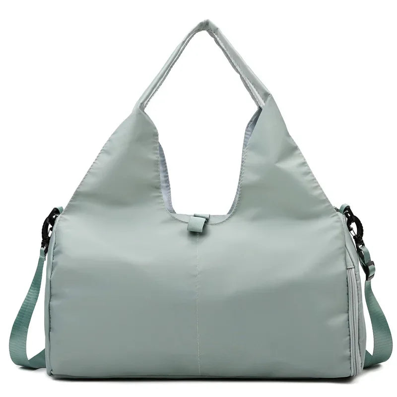 Yoga Mat Gym Bag For Women's Independent Shoe Compartment Handbags Travel Fitness Tote Bag Large Capacity Swimming Shoulder Bag