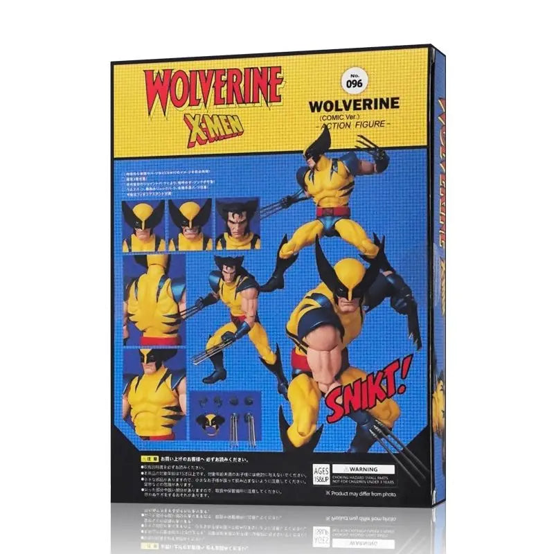 New CT Toys Mafex 96 Wolverine Figure Brown Comic X-Men Action Figure Mafex 138 Shf Anime Figurine Ko Model Toy Gifts