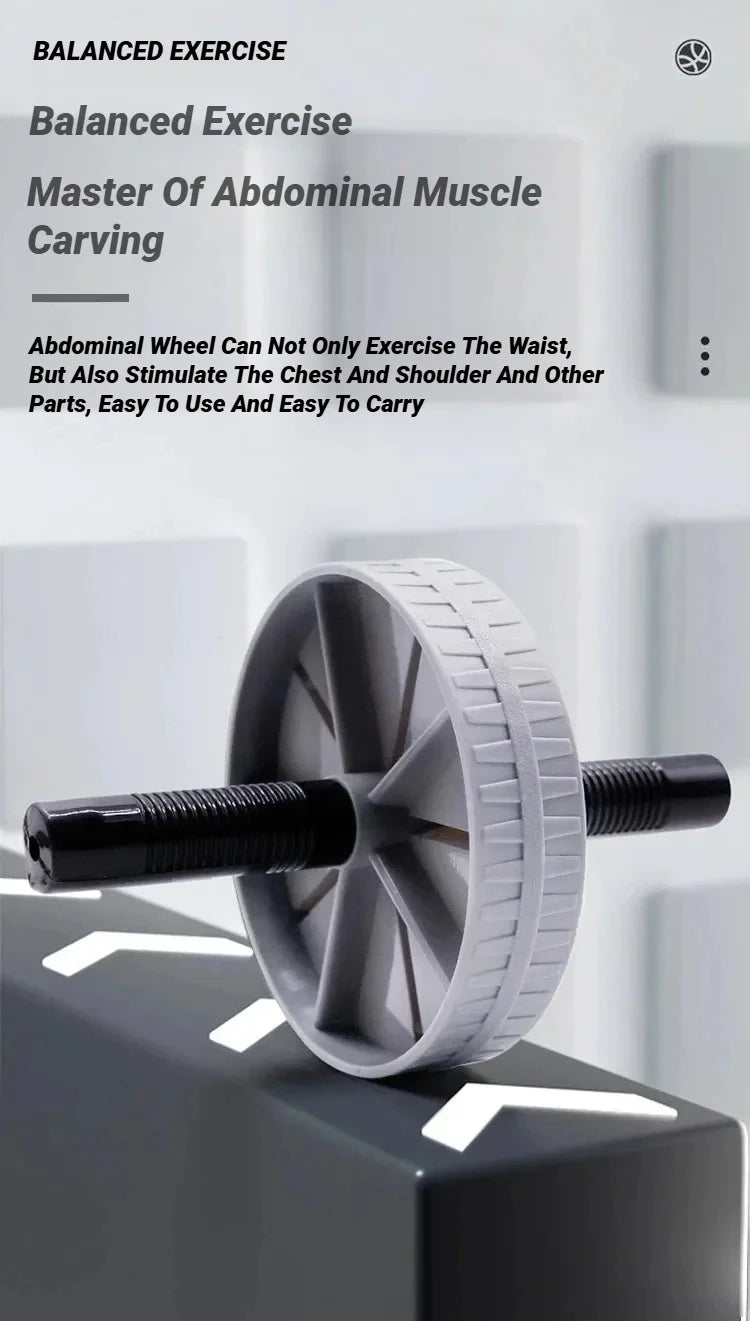Home Gym Strength Workouts Workout Roller Wheel Non-slip Abdominal Wheel No Noise Abdominal Trainer Abdominal Exerciser