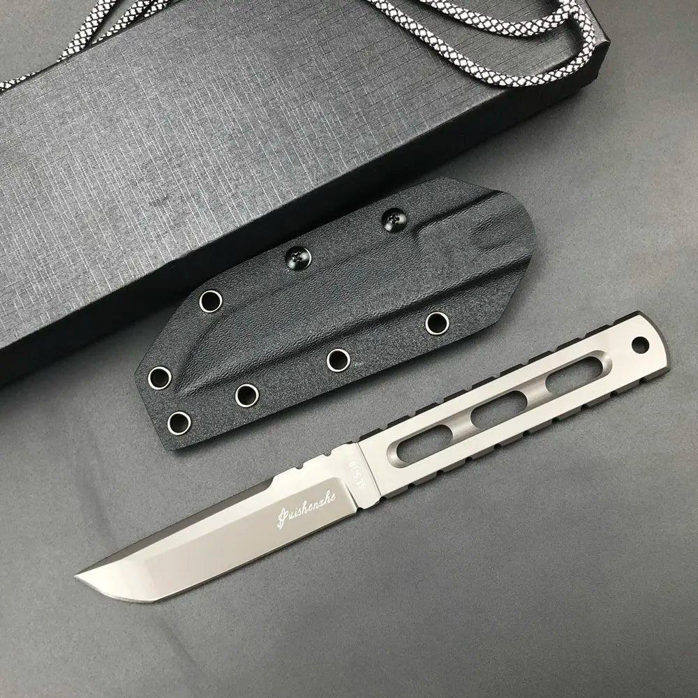 Trskt AUS-10 Steel Tactical Knife - Multi-Purpose Survival Hunting Pocket Knife for Camping Durable EDC Tool Dropshipping
