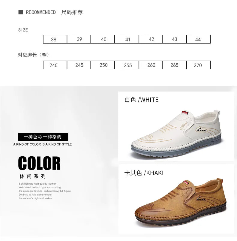 Handmade Leather Shoes Men Casual Sneakers Comfort Design Man Shoe Business Leather Loafers Men Shoes Moccasins Tooling Shoe