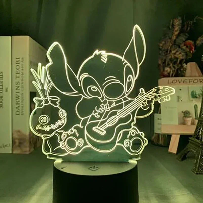 Star Wars Character 3D Model LED Night Light Anime Desk Lamp Cool Action Doll Toys Children's Boys and Girls Birthday Gifts