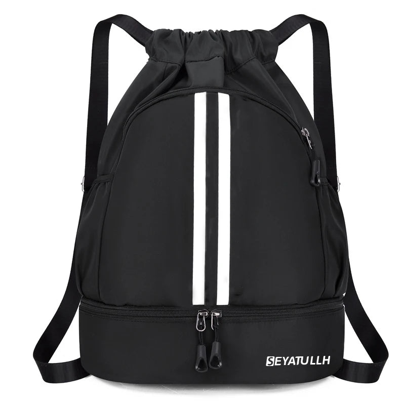 Gym Bag Fitness Backpack Women Men Basketball Backpack Outdoor Soccer Football Storage Bags Training Drawstring Sports Knapsack