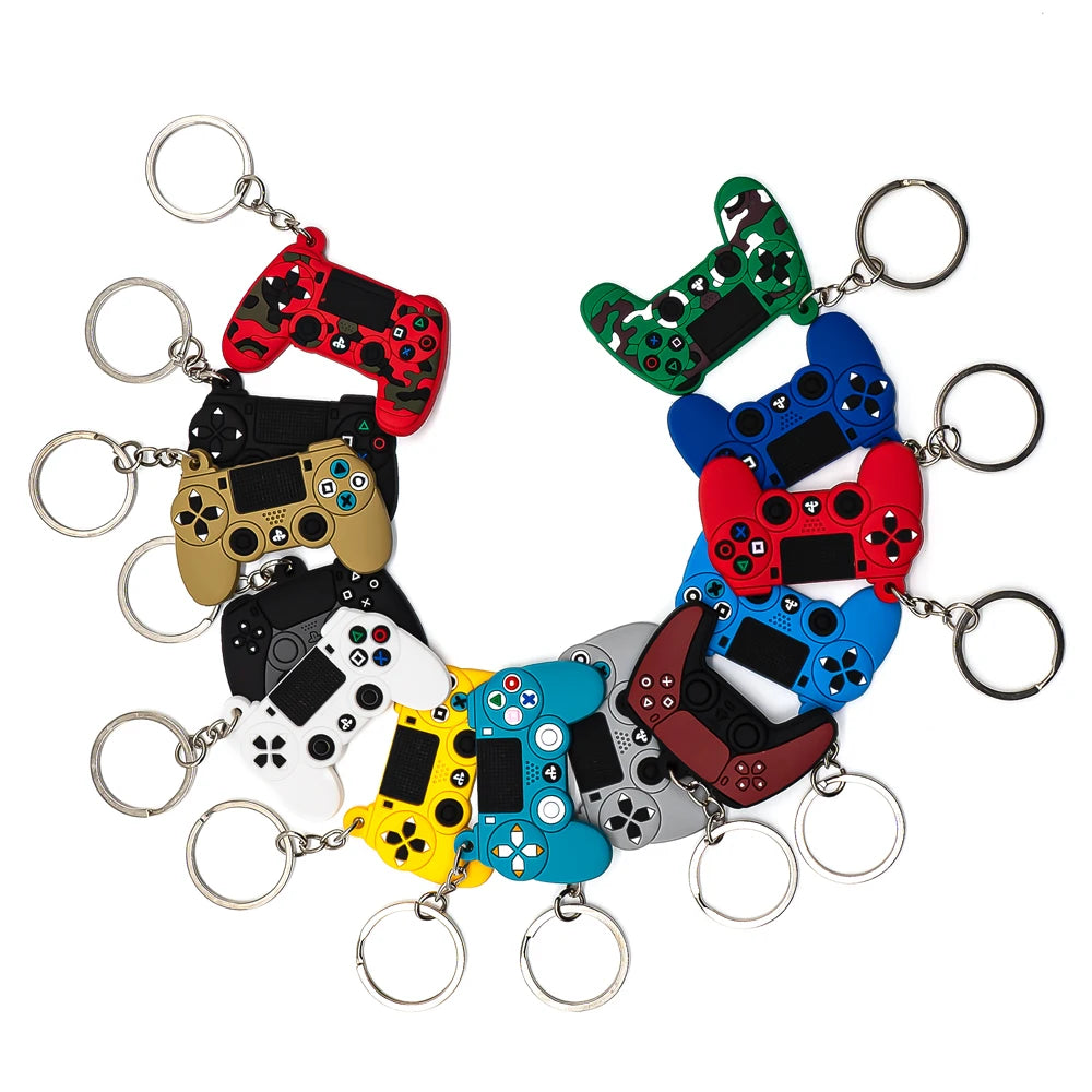 1PCS Cute keychain Gamepad Game Controller Keyring fit Car Key Accessories Children Birthday Joypad Souvenir Friends Party Gifts