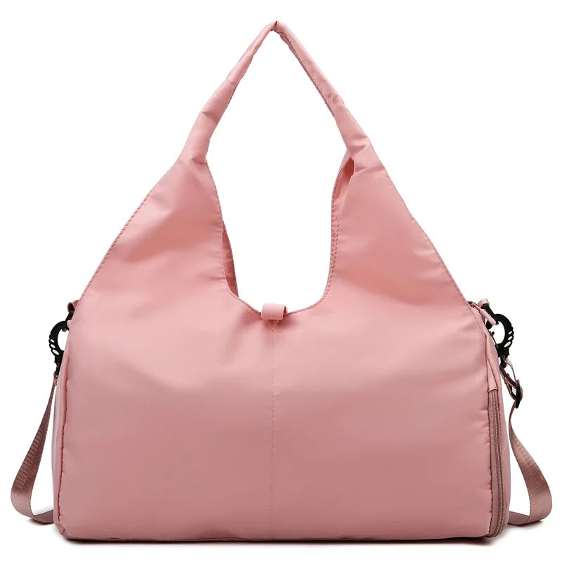 Yoga Mat Gym Bag For Women's Independent Shoe Compartment Handbags Travel Fitness Tote Bag Large Capacity Swimming Shoulder Bag